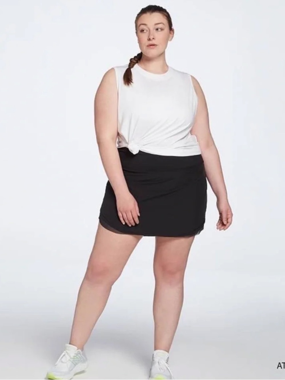 CALIA tulip hem skort
